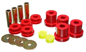 Scion tC Suspension Subframe Bushing Kit - Rear - Energy Suspension - Performance Polyurethane - Red - `05-`07